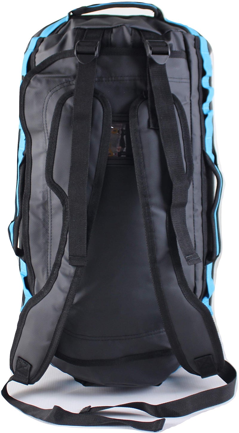 Element Equipment Trailhead Duffel Bag Shoulder Straps Waterproof Black/Blue Large - Image 3